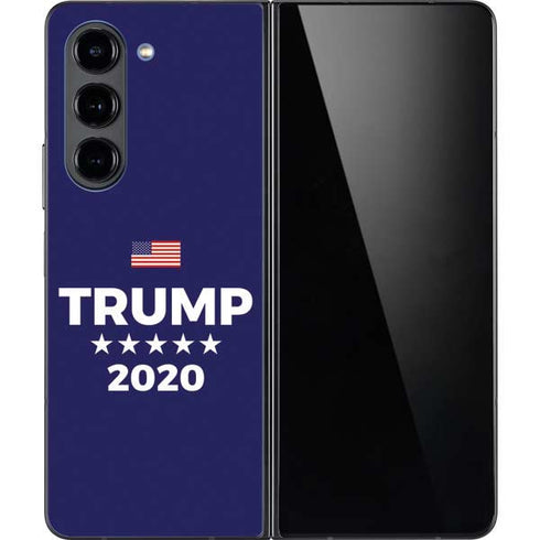Trump 2020 Blue Galaxy Z Fold5 5G Skin